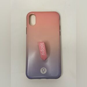 Loopy Case Gradient Phone Cover - Peach and Violet